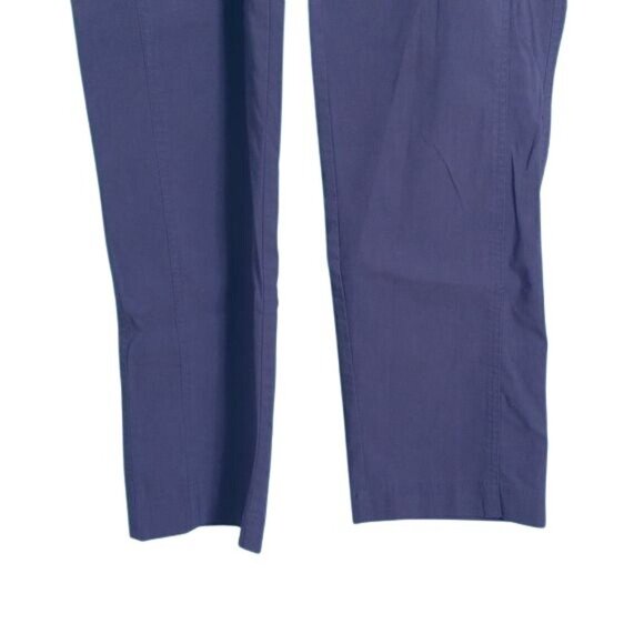 Jamie Sadock Size 10 Pants Womens Purple Button Closure High Waisted Zip Pockets - Picture 3 of 14